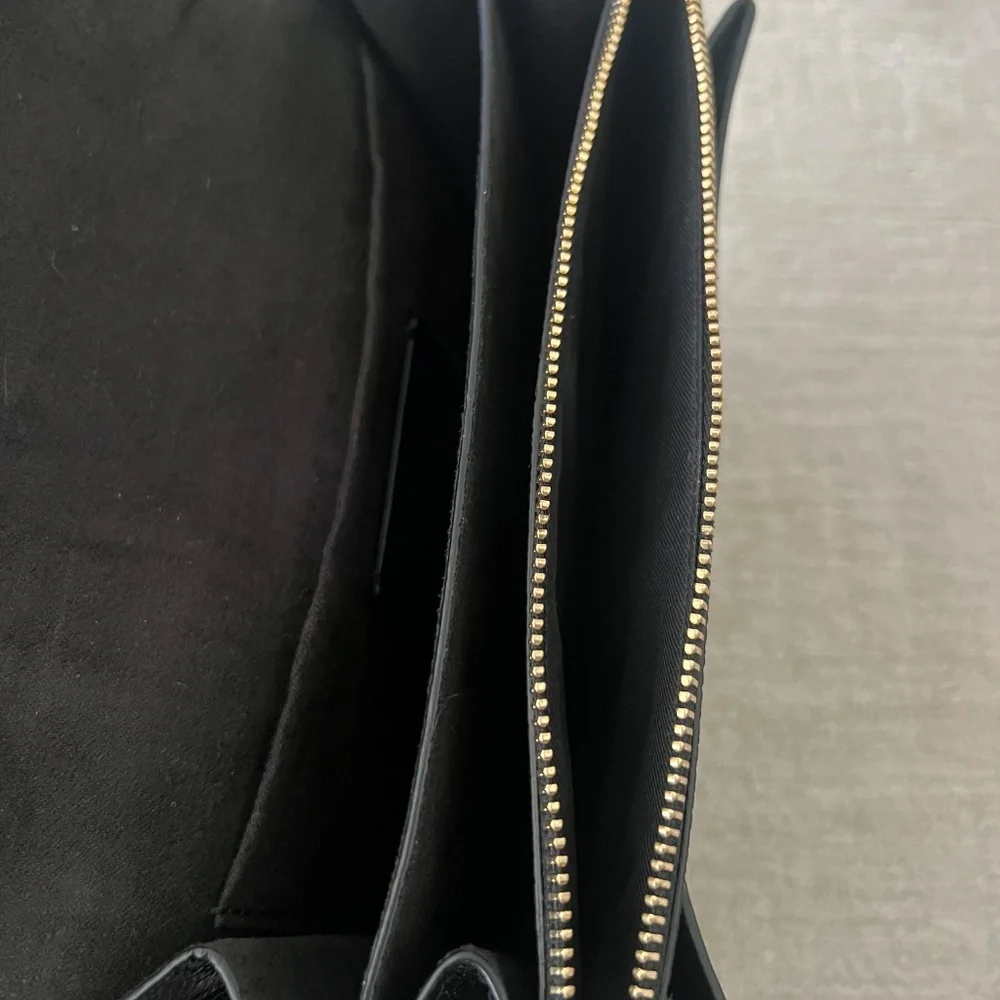 Coach Klare Crossbody Bag In Signature Canvas Gold/Walnut/Black - Picture 11 of 13